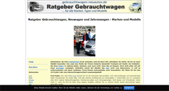 Desktop Screenshot of gebrauchtwagen-neuautos.de