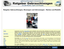 Tablet Screenshot of gebrauchtwagen-neuautos.de